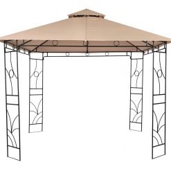 Metalna gazebo tenda Panama sa duplim krovom 3 x 3m
