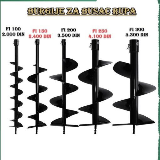 burgija za busac rupa 200x80cm