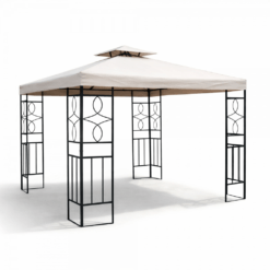 Gazebo Paviljon Viktorija 3x3m - bež boja