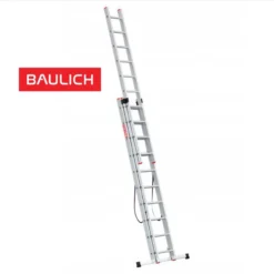 BAULICH 3x10 Trodelne Aluminijumske Merdevine PRO