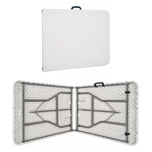 Sklopivi sto beli 180x76x74cm - Image 2