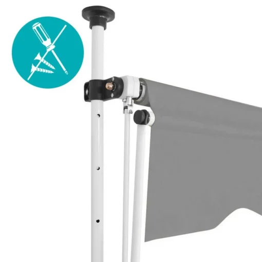 Balkonska Tenda 300x120cm Siva - Image 2