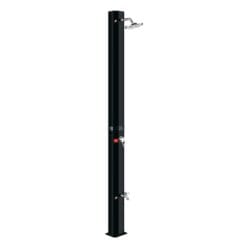 Solarni tuš sa slavinom za pranje nogu crni 35 L E-102