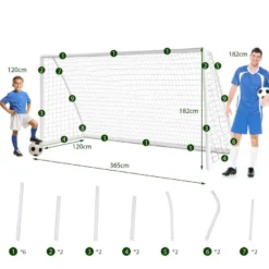 Gol za fudbal PVC 370x182cm