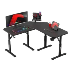 Električni podesivi gaming sto Huzaro Hero 7.3 Crni 140x60cm