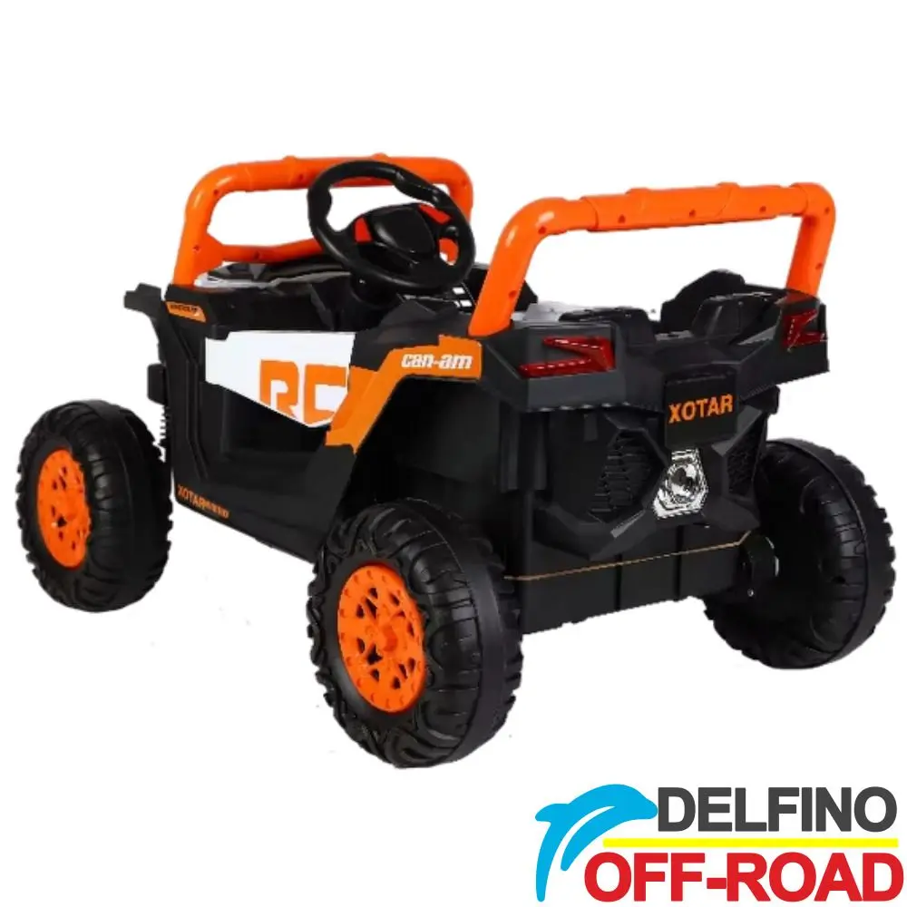 Quad na akumulator Delfino Off-Road 1588 Oranž - Slika 2