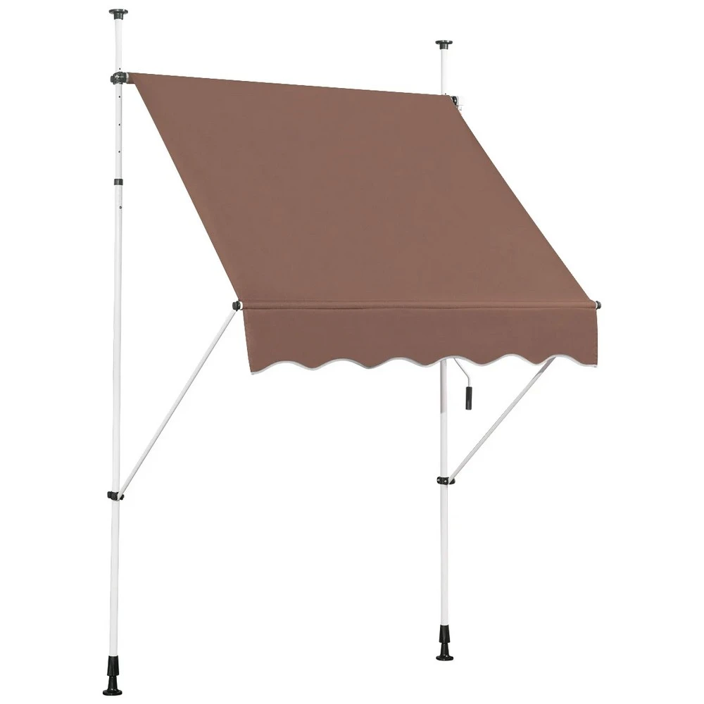 Balkonska tenda 150x120cm samostojeća - braon - Slika 2