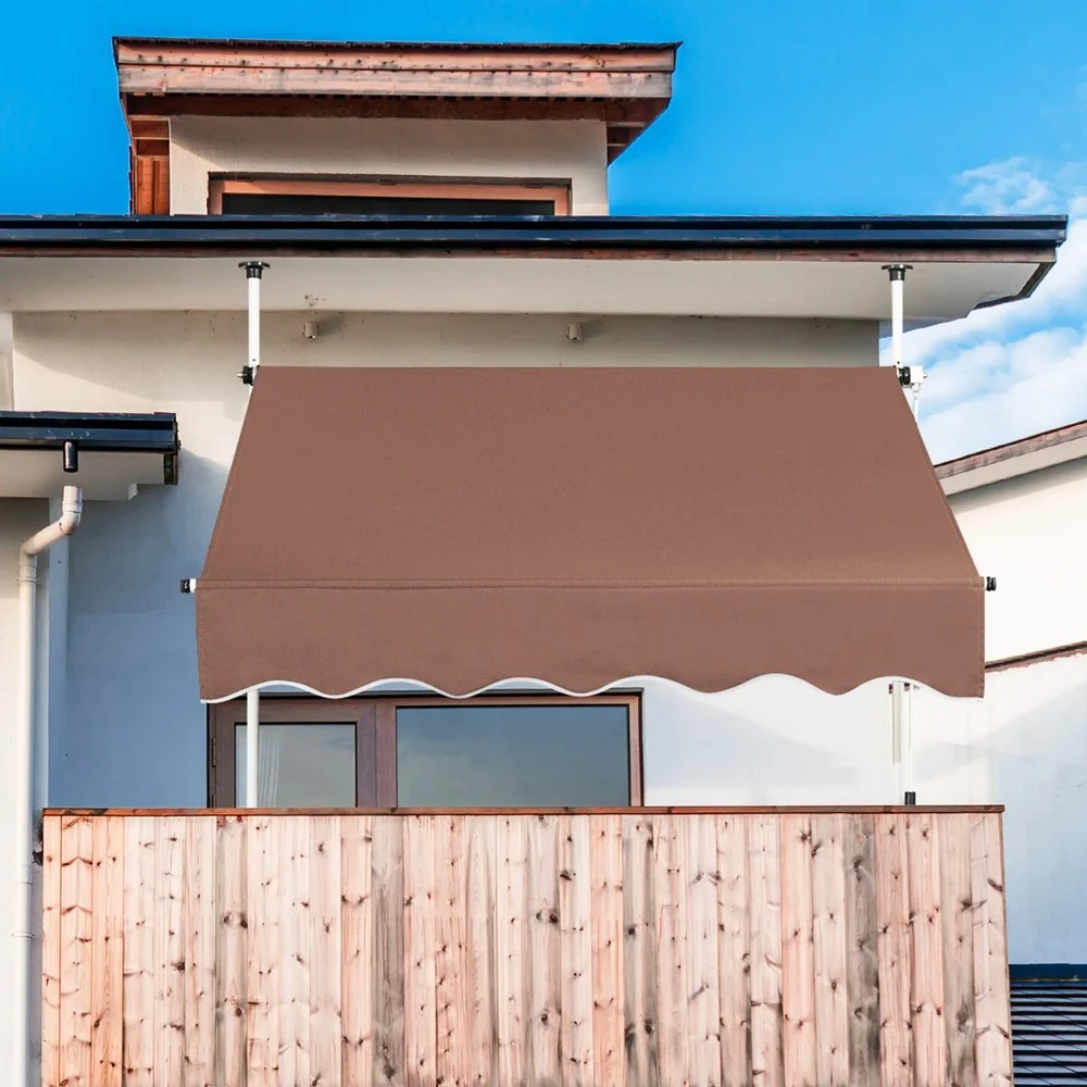 Balkonska tenda 150x120cm samostojeća - braon - Slika 3