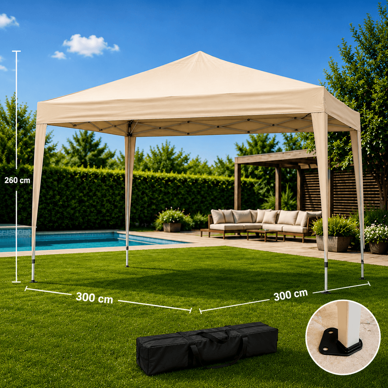 tenda sa mehanizmom 3x3m