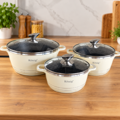 Set granitnog posuđa Konig KO-GS – Krem - Slika 2